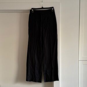 COS Black High-Rise Wide-Leg Trousers
